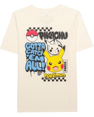 Pokemon Boys' 5-20 Short-sleeve T-shirt - White