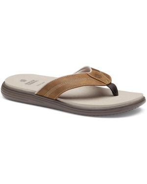Johnston & Murphy Upton Flip Flop - White