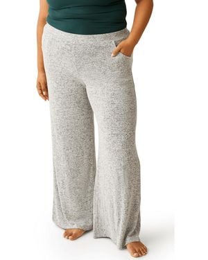 Kindred Bravely Maternity Cozyknit Wide Leg Lounge Pant - Gray
