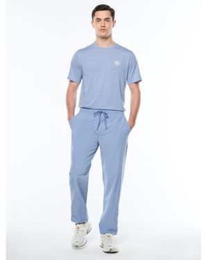 Sergio Tacchini Affondo Performance Pull-on Stretch Track Pants - Blue