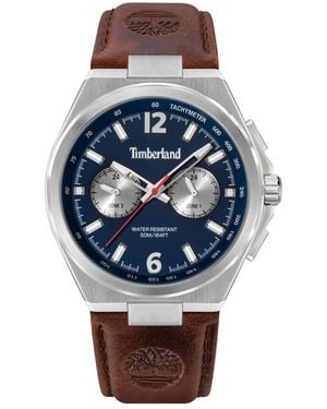 Timberland Quartz Driscoll Leather Watch 43.5mm - Blue