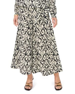 Vince Camuto Cropped Wide-leg Pants - Black