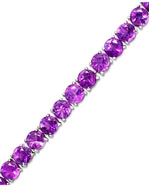 Macy's Sterling Silver Bracelet (14 Ct. T.w. - Purple