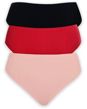 Parfait Bonded French Cut 3 Pack - Red