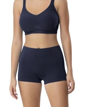 Underoutfit Smoothing At Waist Boyshort - Blue