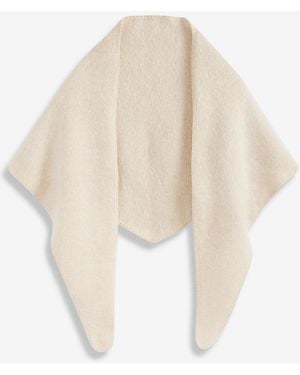 Style & Co. Solid Boucle Triangle Scarf - Natural
