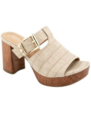 Kenneth Cole Rumson Platform Dress Sandals - Natural