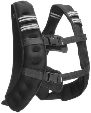 SUGIFT Sugfit Weighted Vest 12 Lb Adjustable Fitness Vest - Black