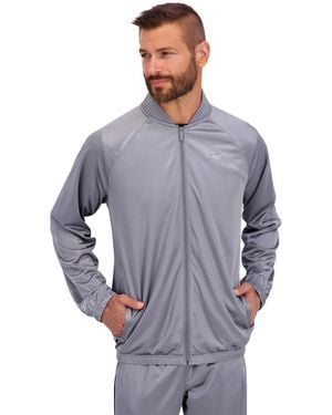 Reebok Dazzle Raglan Sleeve Bomber Jacket - Blue