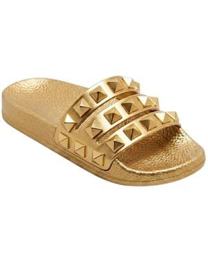 Carmen Sol Carmensita Slides - Metallic