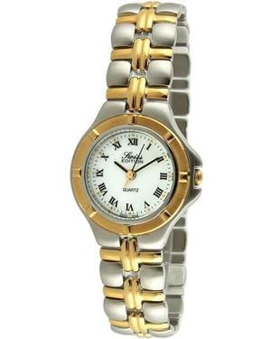Swiss Edition Two-tone Gold Plated Bracelet Watch - Black