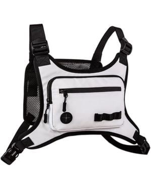 Batfox Lightweight Running Chest Pack: Outdoor Sports Vest Bag - Black