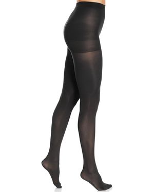 Hue Opaque Control Top Tights - Brown