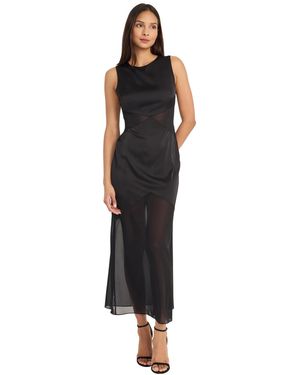 Donna Morgan Sleeveless Mesh Dress - Black
