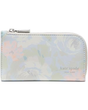 Kate Spade Devin Small Hidden Garden Bifold Wallet - Metallic