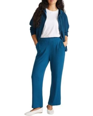 UNIVERSAL STANDARD Plus Size Travelknit Relaxed Pants - Blue