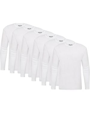 EPIC FITS Long Sleeve Crew Neck - White