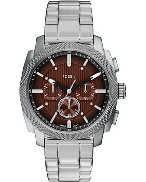 Fossil Machine Chronograph Stainless Steel Watch - Gray