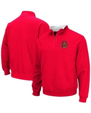 Colosseum Athletics Cornell Big Tortugas Logo Quarter-zip Jacket - Red