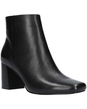 Bella Vita Square Toe Ankle Boots - Black