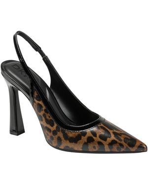 DKNY Cinette Slingback Pumps - Metallic