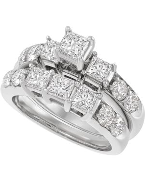 Macy's Diamond Princess Bridal Set (3 Ct. T.w. - Gray