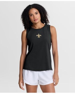 Fanatics New Orleans Saints Draped Meshâ Back Performance Tank Top - Black