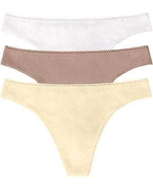 On Gossamer Cotton Hip G Panty - Natural