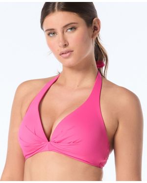 Coco Reef V-neck Bikini Top - Pink