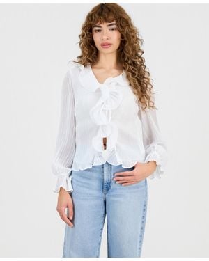 Guess Long-sleeve Faye Top - White