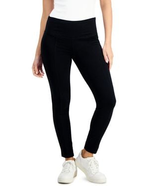 Style & Co. Petite Ponte-knit Mid-rise Pants - Blue