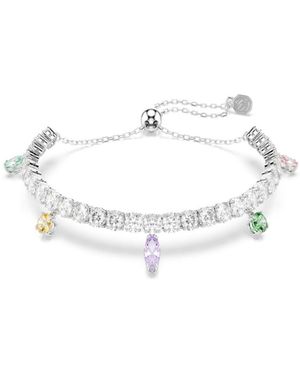 Swarovski X Ariana Grande Rhodium Plated Tennis Bracelet - White