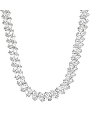 Arabella Cubic Zirconia Necklace (50-1/4 Ct. T.w. - Metallic