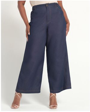 Estelle Dakota High Rise Wide-leg Denim Jean - Blue
