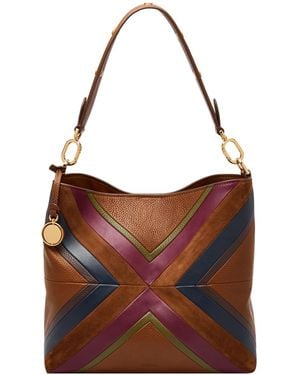 Fossil Jessie Bucket Shoulder Bag - Brown