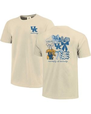 Image One And Kentucky Wildcats Comfort Colors Coquette T-shirt - Natural