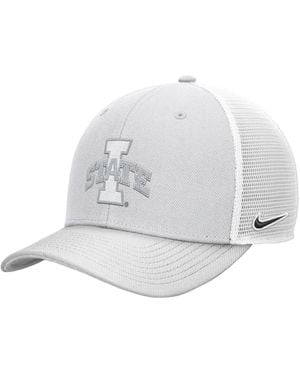 Nike And Iowa State Cyclones 2026 Out Rise Trucker Adjustable Hat - White