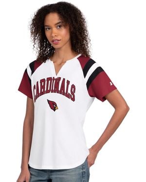 Starter White Arizona S Game On Notch Neck T-shirt