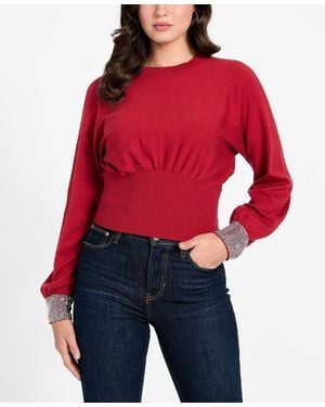 Guess Posa Long-sleeve Sweater - Red