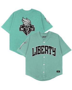 Playa Society And New York Liberty Baseball Fashion Jersey - Green