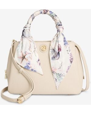 Giani Bernini Scarf Handle Satchel - Natural