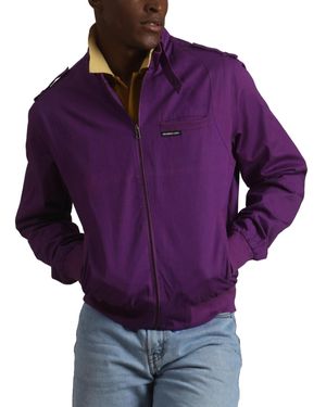 Members Only Big & Tall Classic Iconic Racer Jacket (slim Fit) - Black