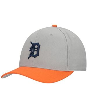 Mitchell & Ness And Detroit Tigers Basic Pro Adjustable Hat - Gray