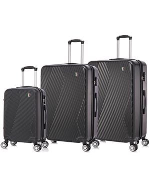 TUCCI Italy Colpi 3-pc. Hardside luggage Set - Black
