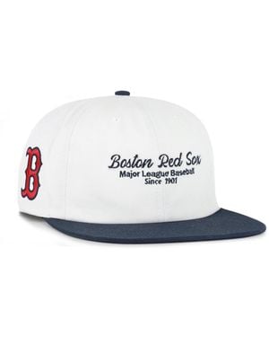 '47 Boston Red Sox Flat-bill Snapback Captain Hat - White