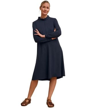 Celtic & Co. Roll Neck Jersey Dress - Blue