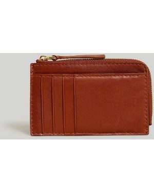 MW The Zip Card Case Wallet - Brown