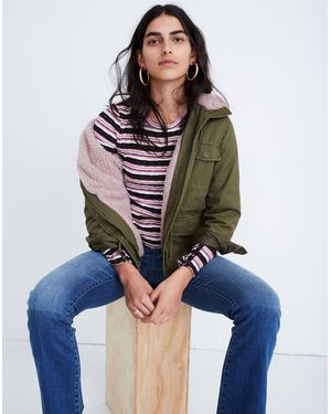 MW Sherpa-Trimmed Surplus Jacket - Blue