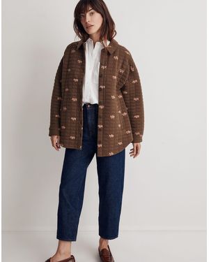 MW Quilted Shirt-Jacket - Blue