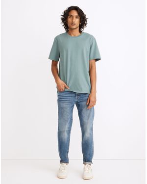 MW Relaxed Taper Jeans: Water.Org Selvedge Edition - Blue